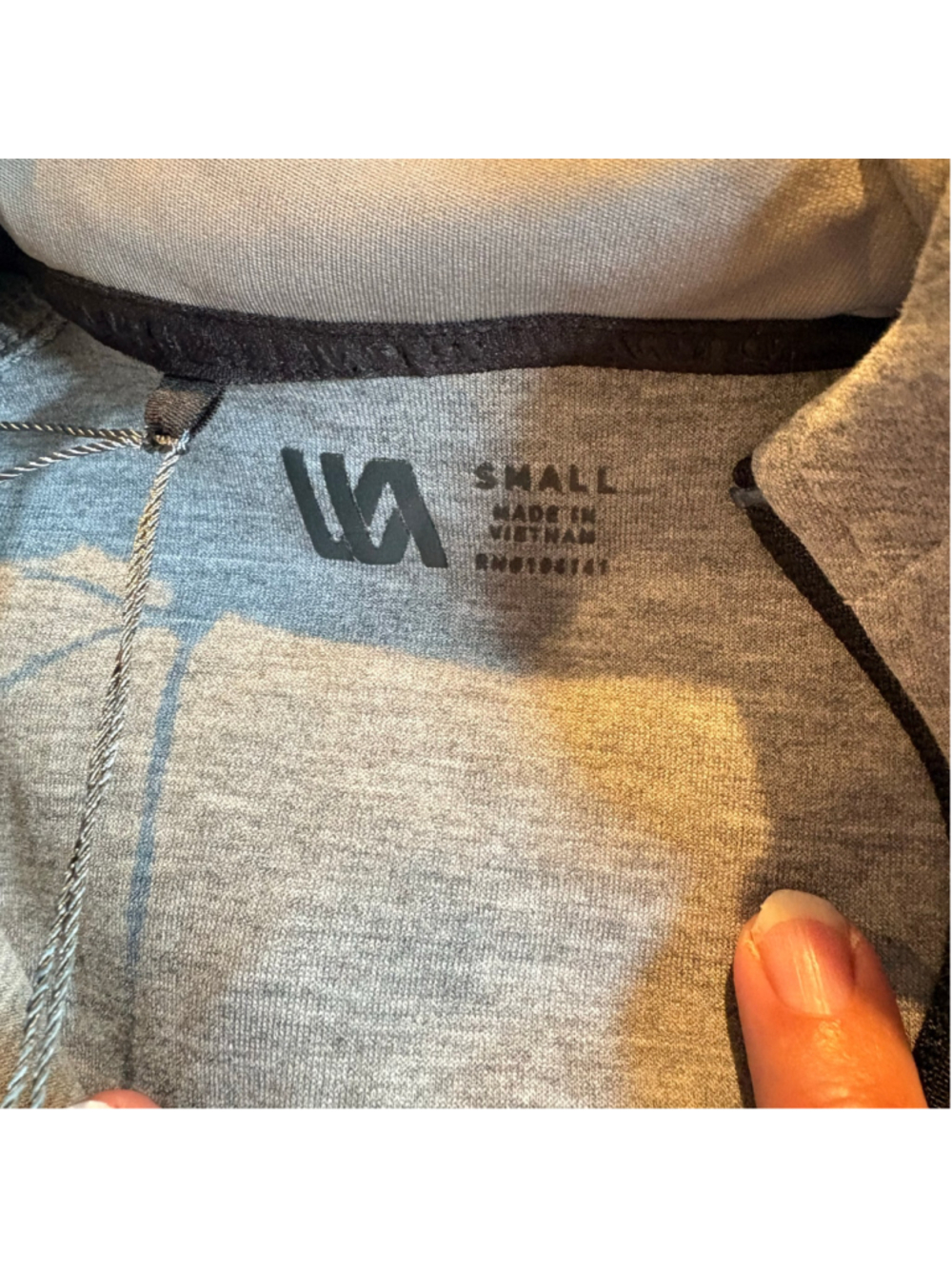 VRST Pinnacle Fleece Full Zip Hoodie Men's Small Gray Heather NWT MRSP $84 - Picture 3 of 4